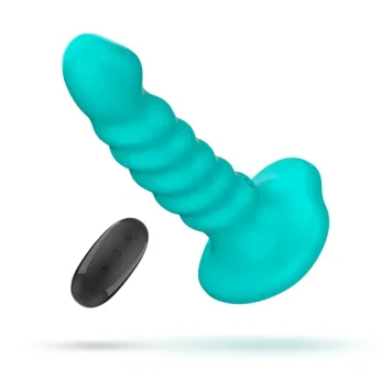 Δονητής BUFFY με βεντούζα, χειριστήριο και 10 λειτουργίες δόνησης.