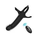 Armony - Δονούμενο Dildo με δαχτυλίδια και χειριστήριο 11cm