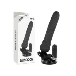 Basecock - Ρεαλιστικό δονούμενο Dildo με χειριστήριο 19.5cm Μαύρο