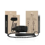 Intense - Φετιχιστικό κολάρο δερματίνη με λουρί μαύρο