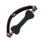 Darkness Sensations - Φίμωτρο κόκαλο σιλικόνης για Pet Play