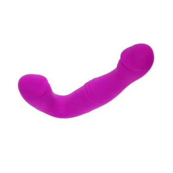 Γυναικείος διπλός δονητής Angelo λιλά από ιατρική σιλικόνη, με 3 μοτέρ και 30 λειτουργίες δόνησης.