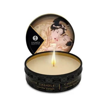 Shunga κερί μασάζ βανίλιας 30 ml που λιώνει σε ζεστό λάδι για αισθησιακό μασάζ.