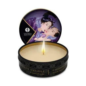 Κερί μασάζ Shunga Εξωτικά Φρούτα 30ml – αρωματικό κερί που μετατρέπεται σε λάδι για αισθησιακό μασάζ.