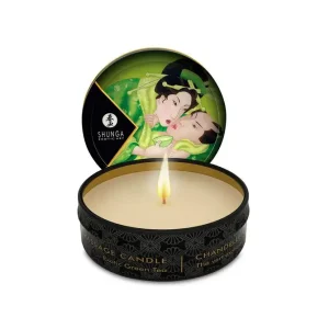 Shunga κερί μασάζ με άρωμα πράσινου τσαγιού που λιώνει σε ζεστό λάδι, 30 ml.