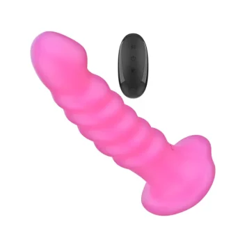 Κλασσικός ασύρματος δονητής Cindy ροζ με τηλεχειριστήριο, σπιράλ σχεδιασμό και 10 δονήσεις.