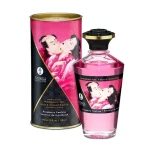 Shunga - Λαδι μασάζ Βατόμουρο με θερμαινόμενο εφέ 100ml