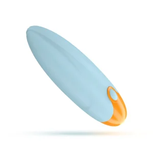 INTENSE MIKE bullet vibrator σε μπλε χρώμα, μήκους 11 cm, με 10 λειτουργίες δόνησης, τηλεχειριστήριο και αδιάβροχη κατασκευή.