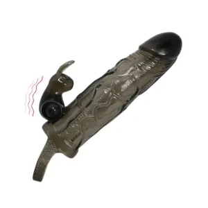 Προέκταση πέους με Rabbit δονητή Baile 16.5cm