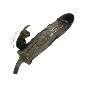 Προέκταση πέους με Rabbit δονητή Baile 16.5cm