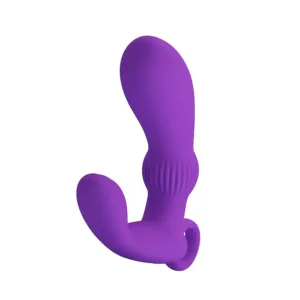 Πολυτελής δονητικός διεγέρτης προστάτη από σιλικόνη με τηλεχειριστήριο και 12 λειτουργίες δόνησης