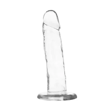 Ρεαλιστικό διάφανο dildo CLEAR COCK 18cm X Ray Jelly με βεντούζα