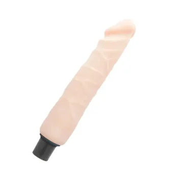 Ρεαλιστικός δονητής JANSEN 26cm με αυτολίπανση, δόνηση και ρεαλιστική υφή, αδιάβροχος και χωρίς φθαλικά.