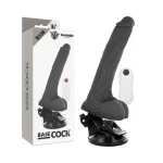 Basecock - Ρεαλιστικός εύκαμπτος δονητής 18.5cm μαύρος