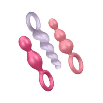 Σετ Satisfyer anal plug τριών μεγεθών από σιλικόνη