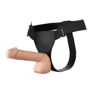 Strap On ULTRA PASSIONATE με ρεαλιστικό dildo 26cm, harness και λειτουργία δόνησης.