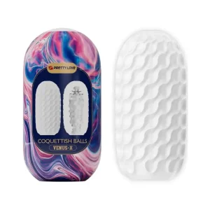 VENUS X ελαστικό TPR masturbator με 3 διαφορετικές εσωτερικές υφές και double-face σχεδιασμό.