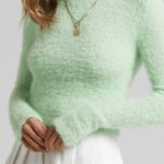 Cozy casual τοπ φυστικί