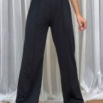 Φόρμα μαύρη με ραφή μπροστά