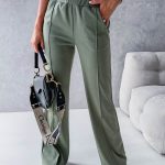 Φόρμα χακί με ραφή μπροστά