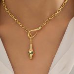 Κολιέ με σχέδιο φίδι