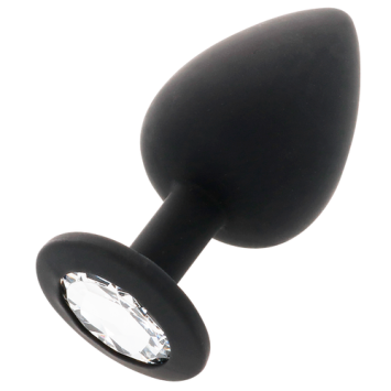 Πρωκτική σφήνα SHELKI φούξια (Μέγεθος S, 7.2 CM), με απαλή υφή & διαμαντένια βάση.