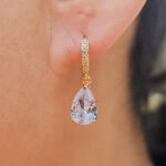 Σκουλαρίκια με κρεμαστά teardrops