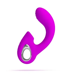 Δονητικός διεγέρτης διπλής διέγερσης από ιατρική σιλικόνη με πολλαπλές λειτουργίες δόνησης και tapping