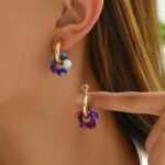 Κρικάκια με πολύχρωμα λουλουδάκια