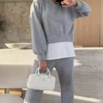 Σετ φούτερ και παντελόνι γκρι – Cozy και μοντέρνο