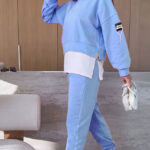 Σετ φούτερ και παντελόνι μπλε – Cozy και μοντέρνο