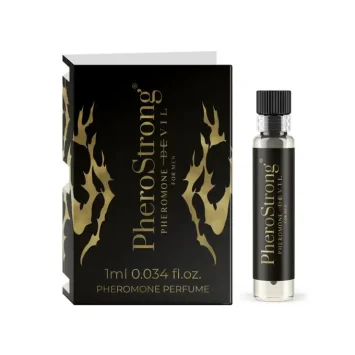 Άρωμα φερομόνης PheroStrong Devil for Men με περγαμόντο, μαύρο πιπέρι, κέδρο και tonka beans.
