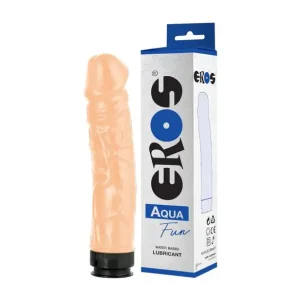 Ρεαλιστικό dildo AQUA FUN με ενσωματωμένο λιπαντικό νερού 300ml από την Aquaglide.