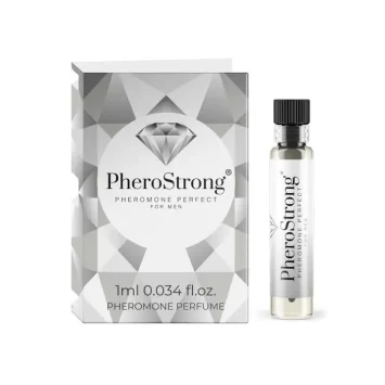 Άρωμα φερομόνης PERFECT FOR MEN 1ml από την PheroStrong με ροζ πιπέρι, φασκόμηλο, ξύλο κέδρου και βανίλια.
