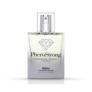 Άρωμα φερομόνης PheroStrong Perfect for Men 50ml με νότες μπαχαρικών, φρούτων και ξύλου.