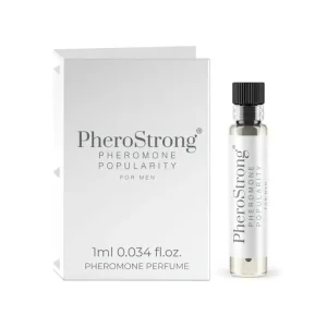 Άρωμα φερομόνης PheroStrong Popularity for Men 1ml με εσπεριδοειδή, αρωματικές και ξυλώδεις νότες.