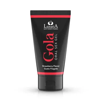 Gola Oral Pleasure Strawberry gel 30 ml, βρώσιμο gel φράουλας για στοματικό, δερματολογικά ελεγμένο και συμβατό με προφυλακτικά.
