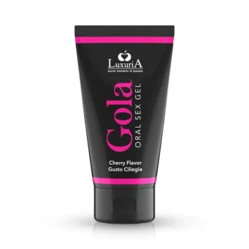 Gola Oral Pleasure Cherry gel 50 ml, βρώσιμο gel κεράσι για στοματικό, δερματολογικά ελεγμένο και συμβατό με προφυλακτικά.