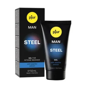 Ανδρικό διεγερτικό τζελ μασάζ MAN STEEL 50ml με εκχύλισμα πάπρικας