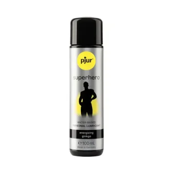 Λιπαντικό καθυστέρησης Pjur Superhero 100ml με Ginkgo Biloba για παράταση και ενίσχυση στύσης.
