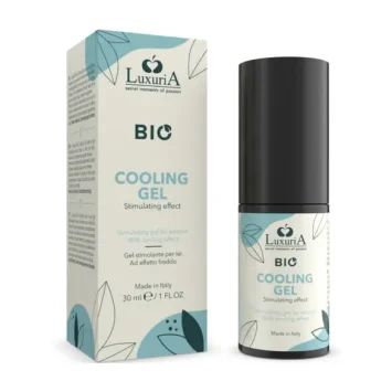 Γυναικείο διεγερτικό τζελ Luxuria Bio Cooling 30ml με φυσικό εφέ δροσιάς.