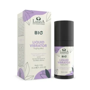 Βιολογικό διεγερτικό τζελ Liquid Vibrator Luxuria Bio 15ml