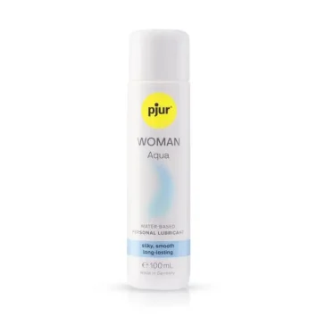 Pjur Woman Aqua 100 ml υδατοδιαλυτό λιπαντικό για γυναικείο ευαίσθητο δέρμα με δερματολογικά ελεγμένη σύνθεση.