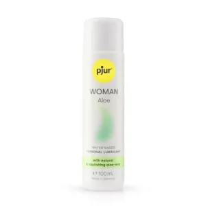Pjur WOMAN Aloe λιπαντικό νερού με αλόη βέρα, ιδανικό για ευαίσθητο γυναικείο δέρμα, 100 ml.