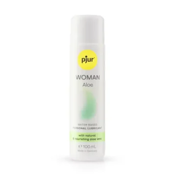 Pjur WOMAN Aloe λιπαντικό νερού με αλόη βέρα, ιδανικό για ευαίσθητο γυναικείο δέρμα, 100 ml.