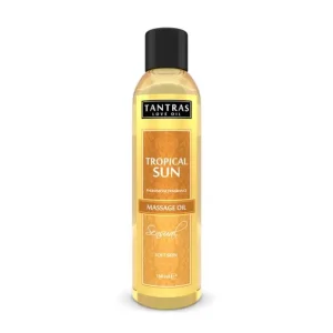 Λάδι μασάζ Tropical Sun με άρωμα φερομόνης 150ml, ιδανικό για αισθησιακές στιγμές και ερωτικό μασάζ