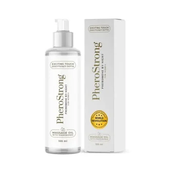 Λάδι μασάζ για γυναίκες BY NIGHT FOR WOMEN με φερομόνες PheroStrong, σε κομψό μπουκάλι 100ml.