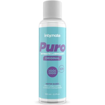 Λιπαντικό νερού Intymate Pure Original 100ml, κατάλληλο για πρωκτική και κολπική χρήση, υποαλλεργικό και ασφαλές για προφυλακτικά.