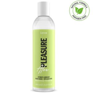 Λιπαντικό νερού Lovee Aloe Pleasure 150ml, με Aloe Vera, ουδέτερο και ασφαλές για προφυλακτικά και sex toys.