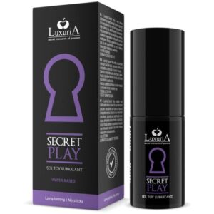 Λιπαντικό βάσης νερού Secret Play 30ml, ιδανικό για χρήση με sex toys, με απαλή και ενυδατική σύνθεση